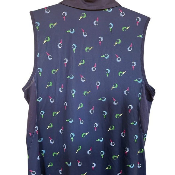 Little Green novelty, sleeveless golf shirt Sz.L - Picture 2 of 4